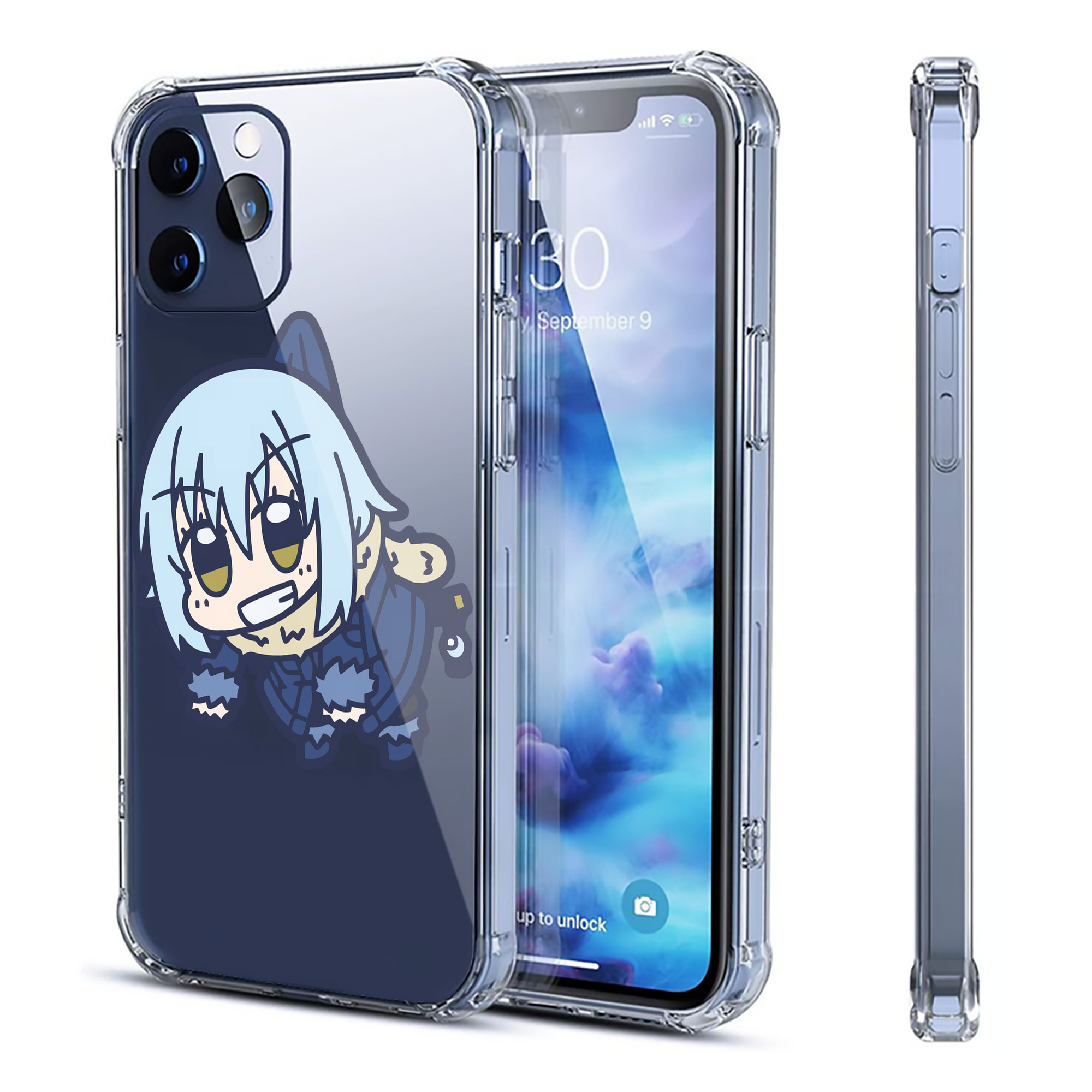 （画像用） 転スラ Regarding Reincarnated to Slime 【iPhone 12シリーズ対応】透明スマホケース（クリアソフトケース）
